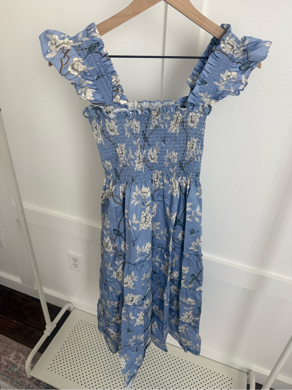 Hill House Ellie Nap Dress Blue Floral - Picture 4 of 5